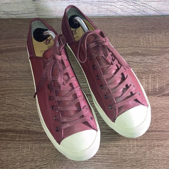 Mens P.F. Flyers (Posturized Foundation)Burgundy low top rigid wedge size 11 - Picture 2 of 16